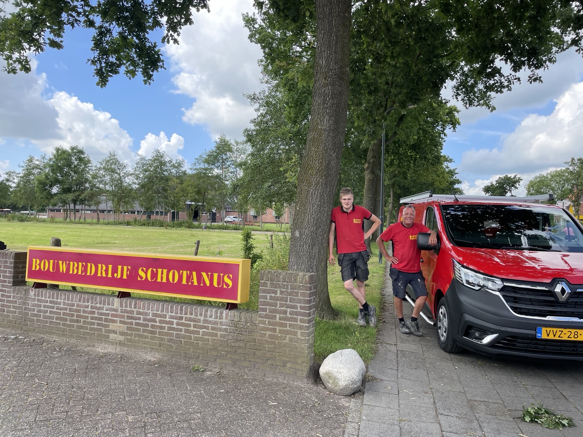 Nieuwe werkbus bouwbedrijf Schotanus